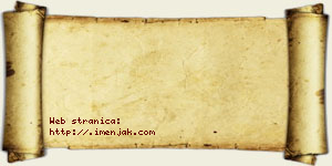 Jelisava Vasiljković vizit kartica